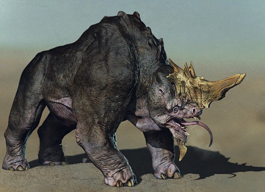Brian Wynia's Rhinodino mixes known anatomy and textures to create something new