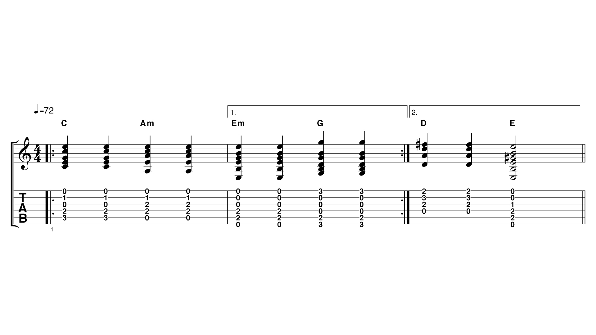 Chord sequence