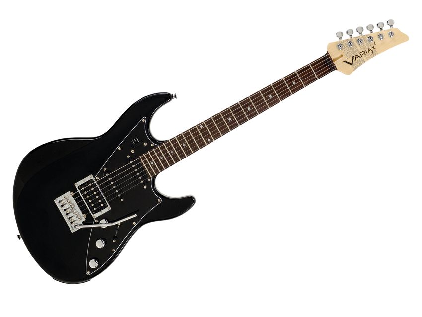 The JTV69's maple neck is bolted to an alder body.