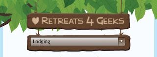 CSS dropdown menu: select-based navigation on Retreats4Geeks.com