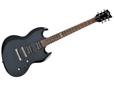 The twin ESP LH-150 pickups pump out plenty of power.