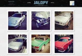 Here is an example of the finished page with the grid showing the available cars for sale