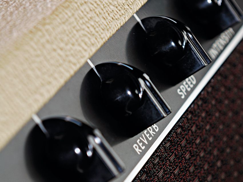 The reverb is as big as you'd hope.