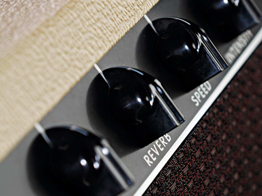 The reverb is as big as you'd hope.