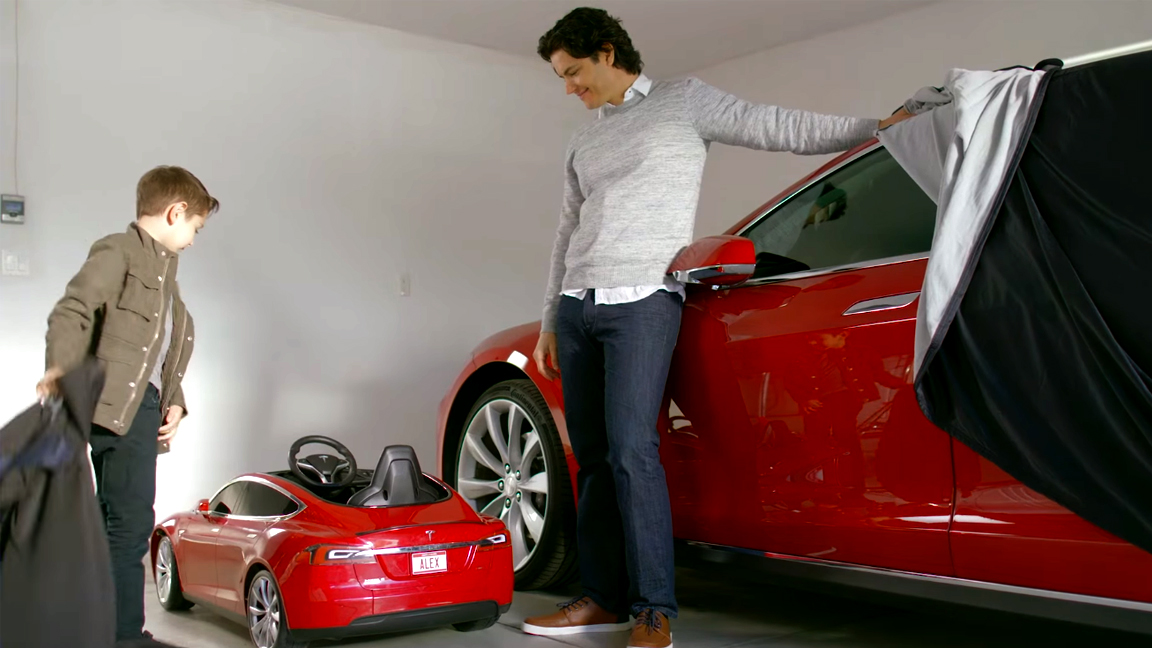 tesla kids car price