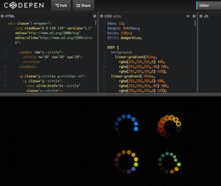 Codepen screengrab