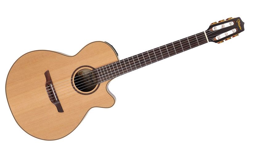 This cutaway FXC is a downsized version of Takamine's popular 'mini jumbo' cutaway NEX shape