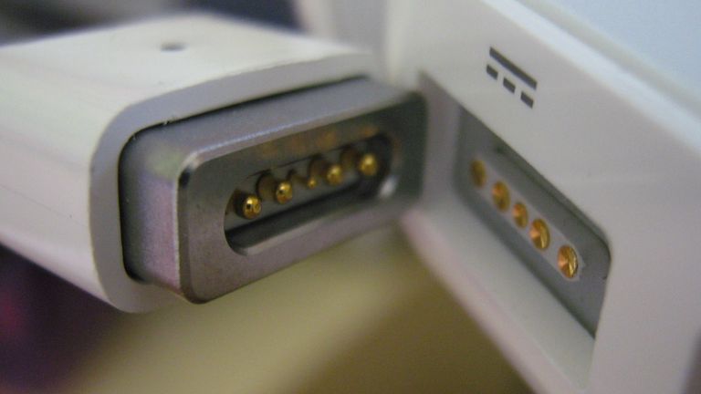 Precariously Exposed Charging Cable