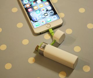 The Power Tube gave my iPhone 6s Plus a useful charge in 20mins, and filled it up in around an hour