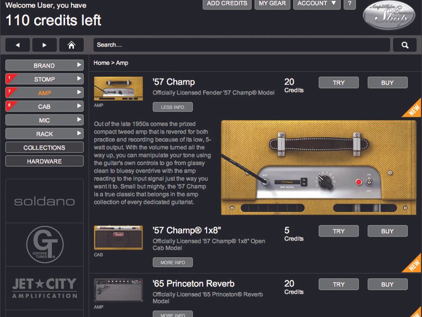 The Custom Shop will keep on expanding, so you can keep adding to your kit.