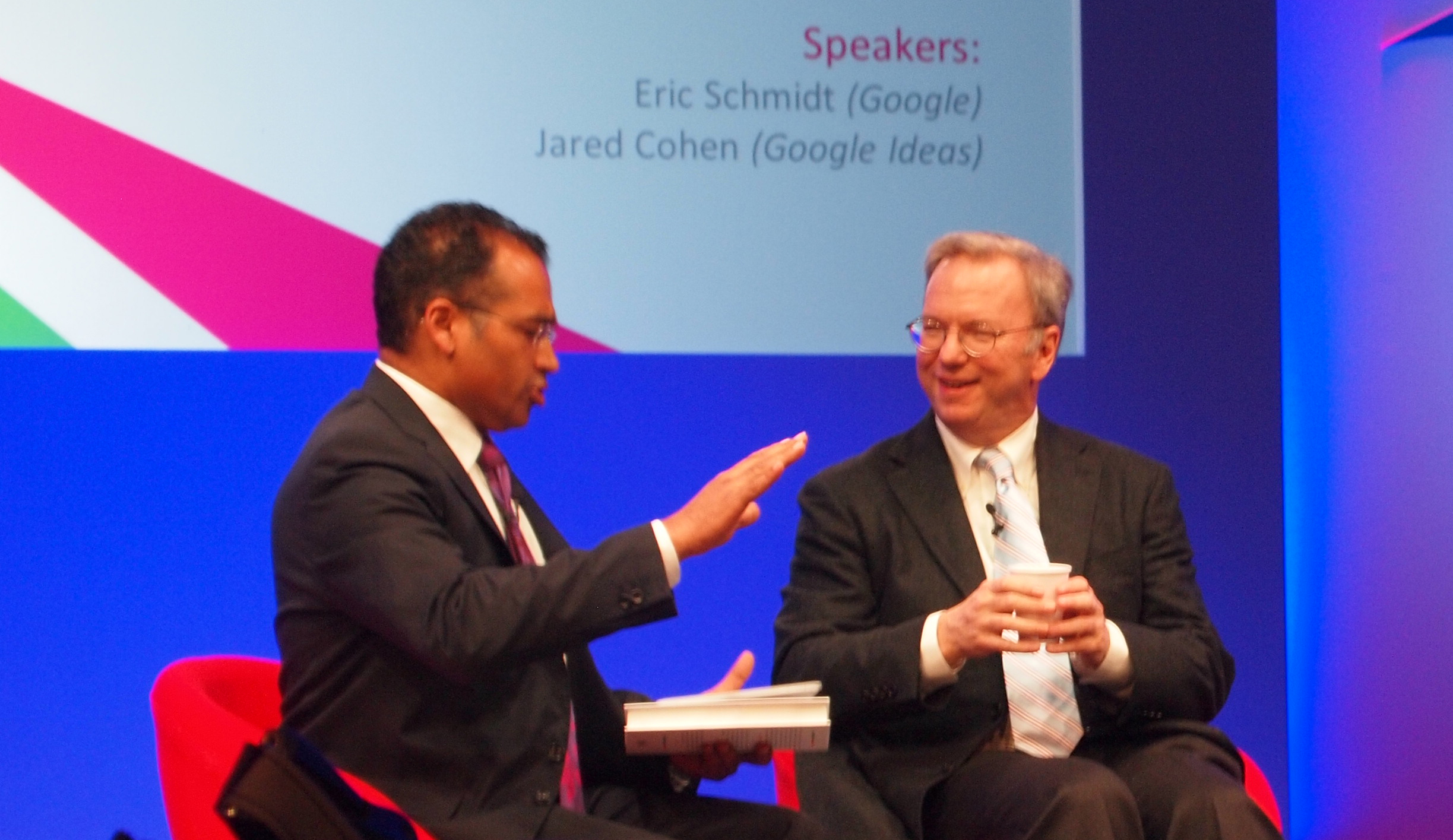 Google&#039;s chairman Eric Schmidt