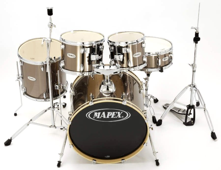 The bass drum punches out an immediate, tight response with enthusiasm