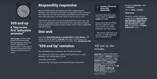 '320 and Up' is a device-agnostic, one-web boilerplate
