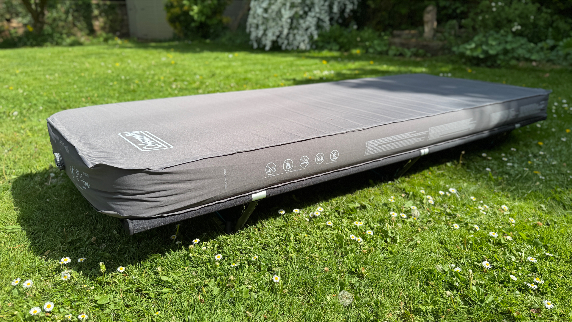 Coleman Supercomfort on Helinox cot