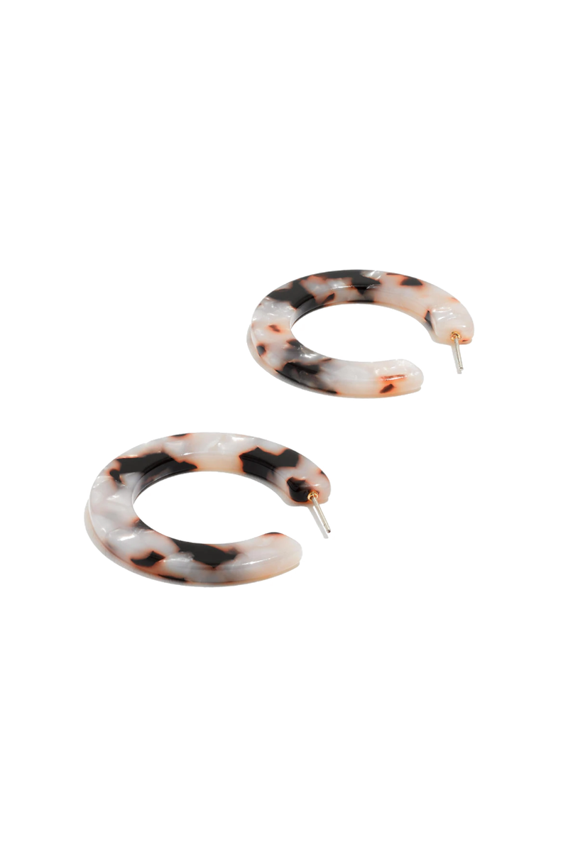 Acetate Hoop Earrings