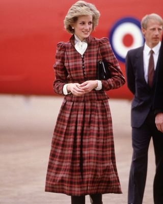 Princess Diana's Tartan two piece