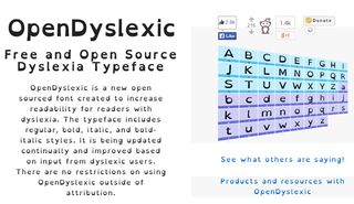 The font OpenDyslexic is designed to be easy to read