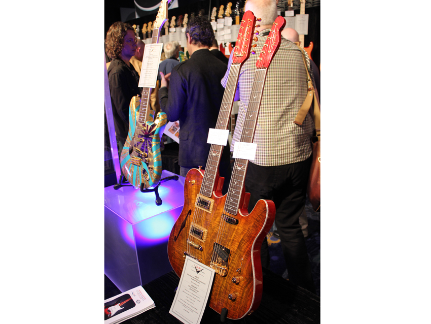 Fender Double Neck Telecaster Amberburst