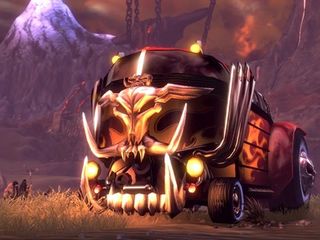 Some of the vehicles in brutal legend are 'pure metal'