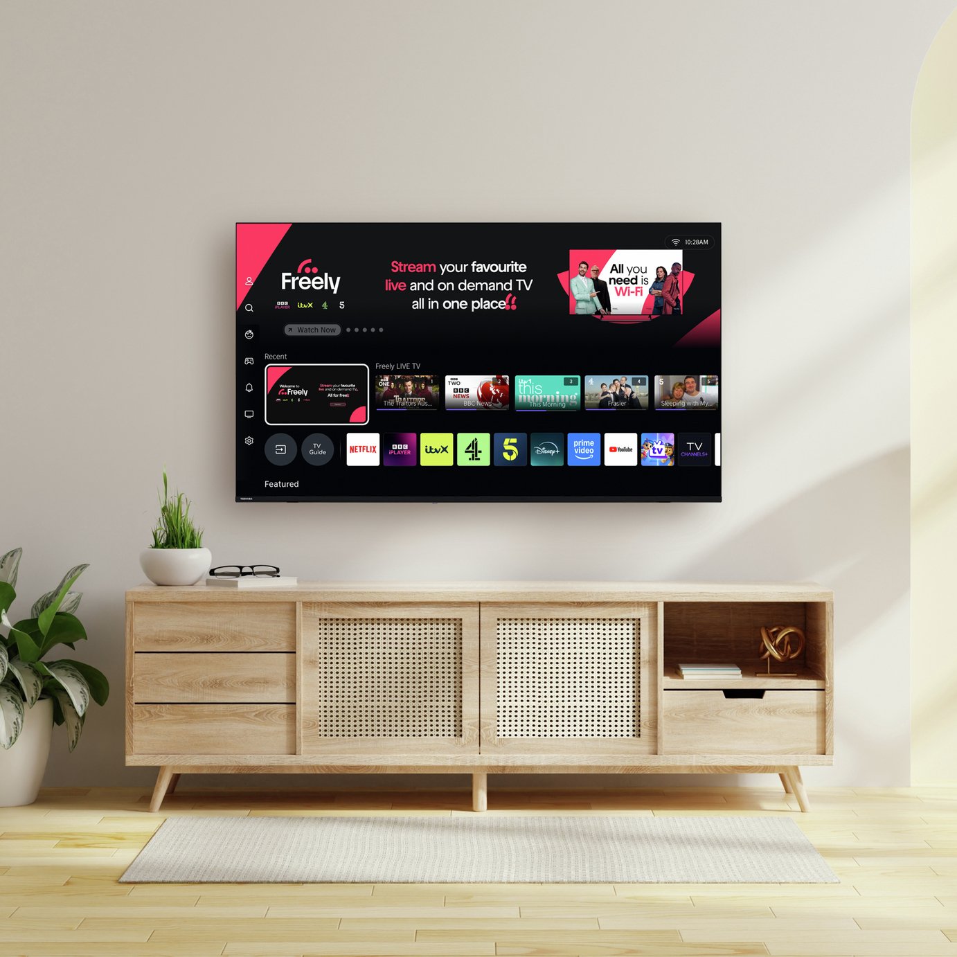 Toshiba 43inch 43uv1563db Smart 4k Uhd Hdr Freely Tv