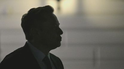 Elon Musk departs the White House