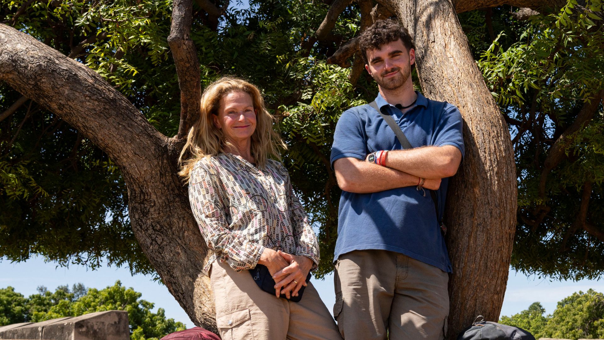 Caroline Bridge and Thomas Bridge, winners of BBC One's Race Across The World, 2025