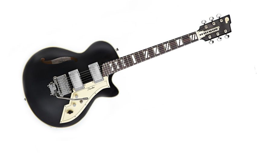 Both pickups were designed in the UK and their vintage sound apes a slightly hot PAF and a clear-sounding P-90