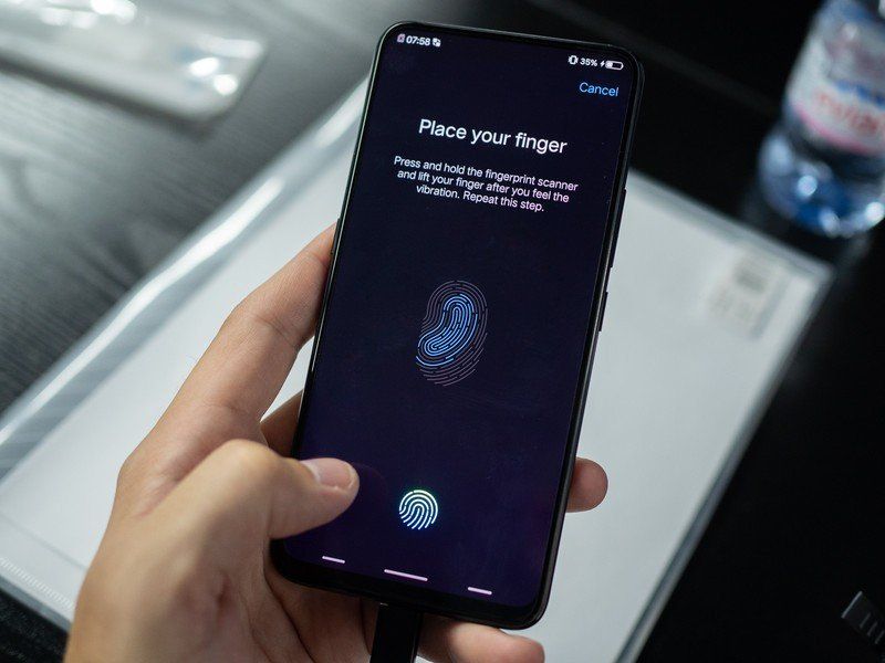Vivo NEX fingerprint sensor