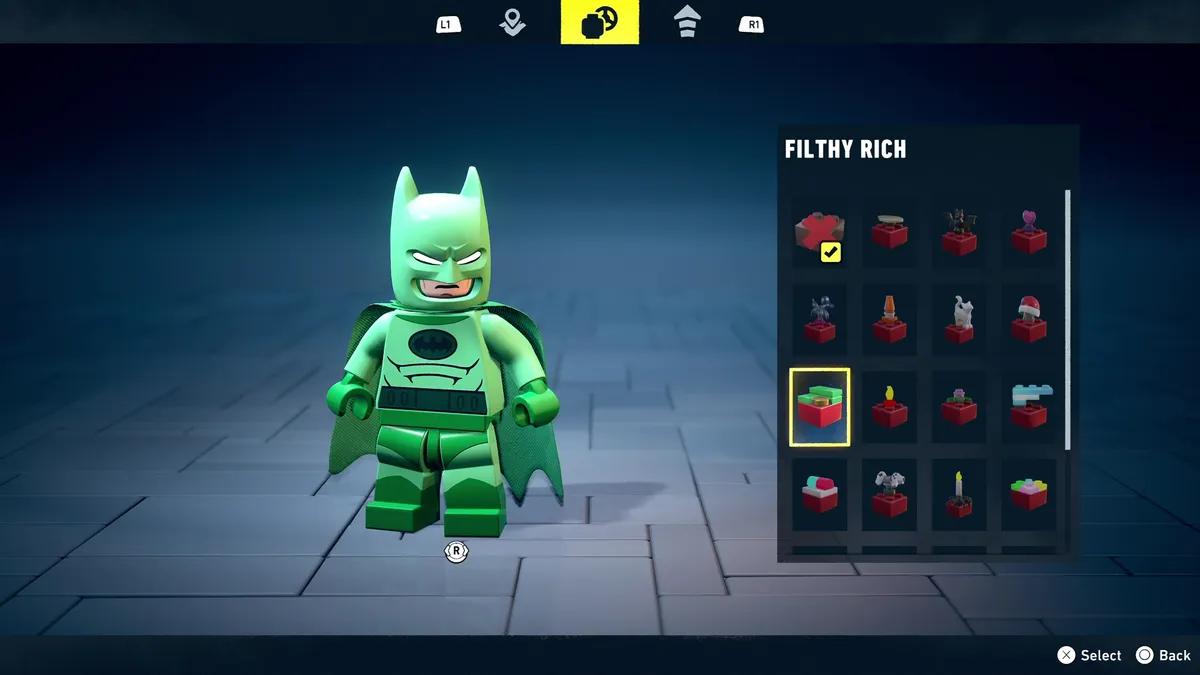  Legacy of the Dark Knight Red Brick outfit