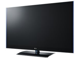 The LG PZ750 is a plasma-screen 3D TV, but you only get one pair of pricey specs.