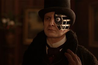 Milk created the Half-Face Man for the new series of Doctor Who
