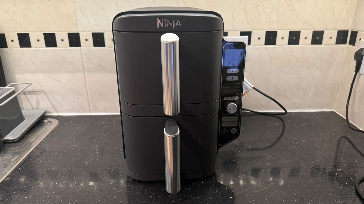 Ninja Double Stack air fryer in reviewer&#039;s home