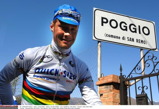 Two common features of the race, Boonen and the Poggio