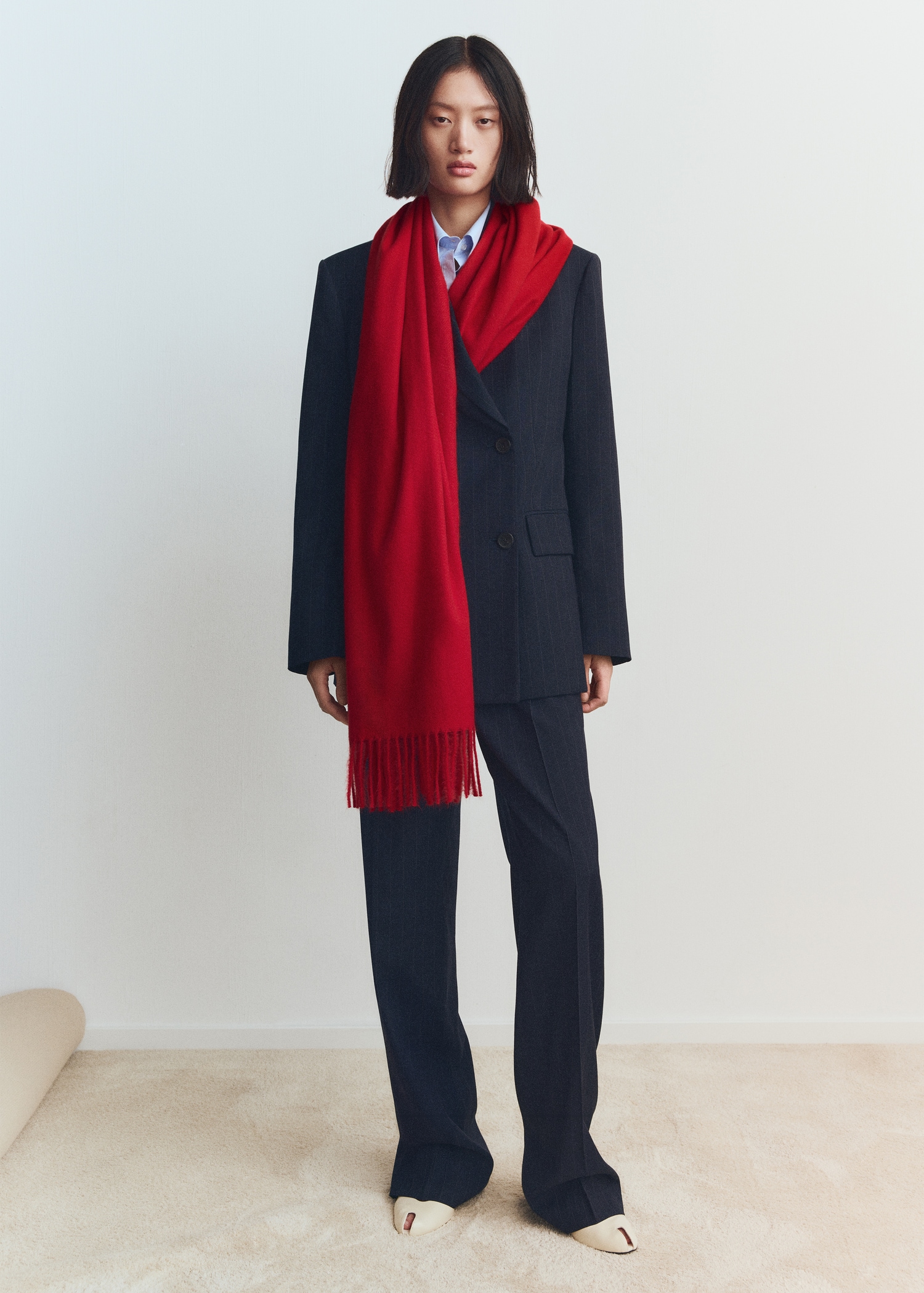 Fringed Edge Scarf - Women | Mango Usa