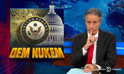 Jon Stewart goes nuclear