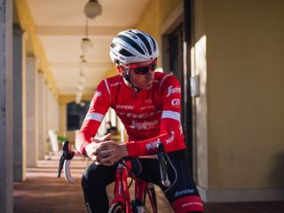 Pete Stetina in the 2018 Trek-Segafredo kit