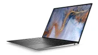 Dell XPS 13 laptop shown open on white background