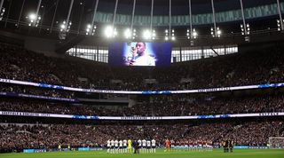 Tottenham and Aston Villa players applaud Pele ahead of their Premier League match following the Brazilian legend's death last week.