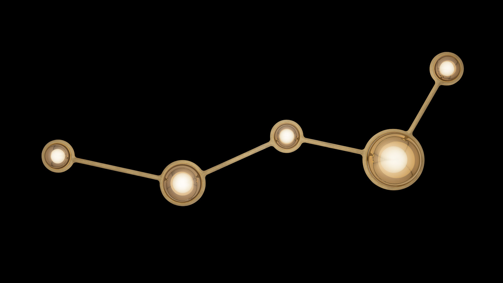 Constellation-inspired lighting by David Rockwell for Lasvit