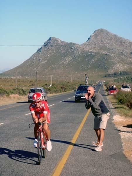 Burry Stander time trials in the Total Sports Challenge.