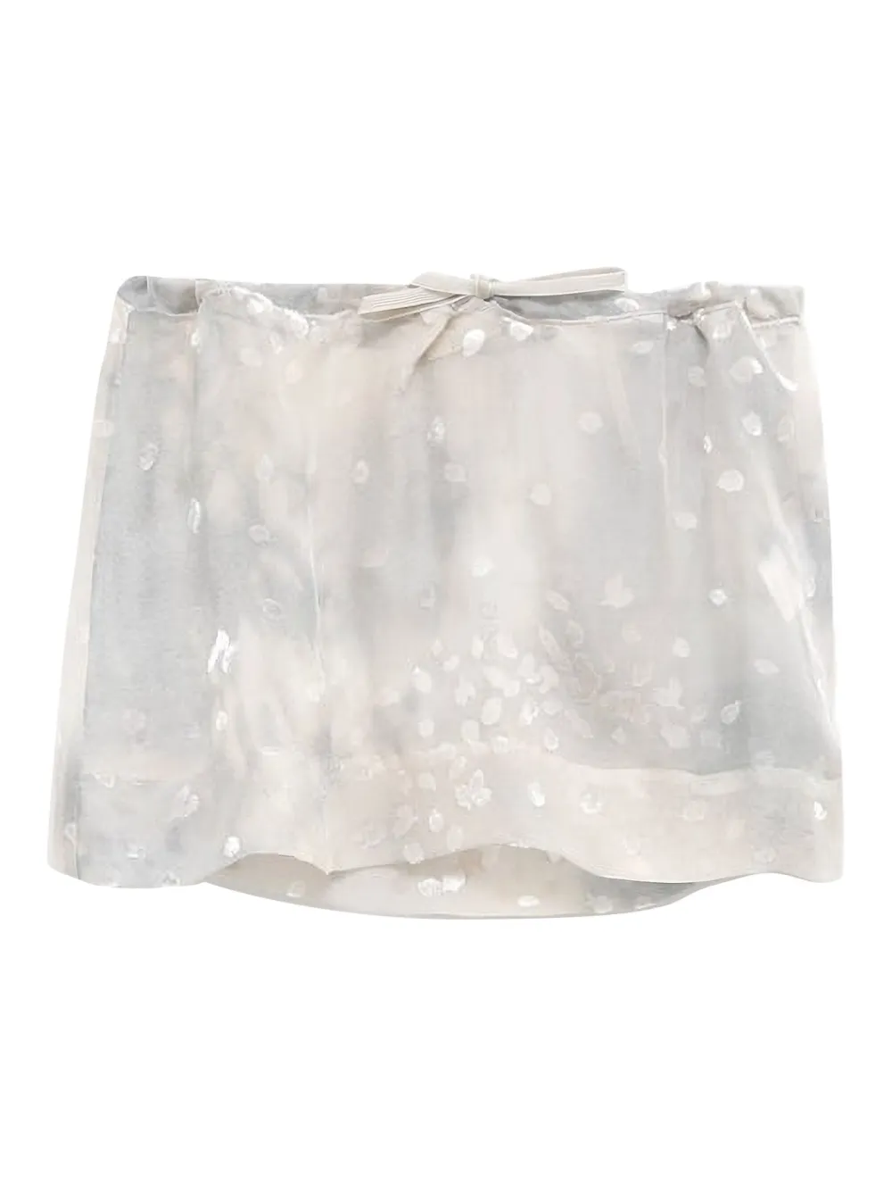 Silk-Blend Mini Skirt | Xs