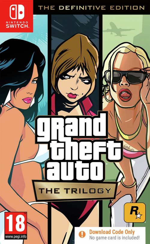 Grand Theft Auto: The Trilogy - The Definitive Edition (Nintendo Switch Download Code Only) 