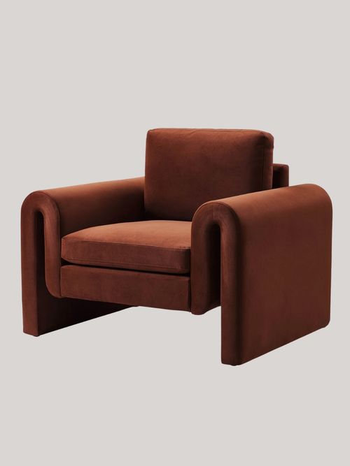 Marseille Armchair - Terracotta
