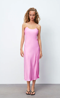 Zara, Satin Camisole Dress, &nbsp;$45.90 | £27.99