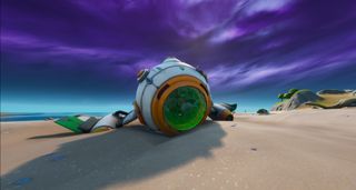 Siona's spaceship in Fortnite Chapter 2 Season 3.
