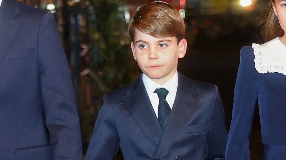 Prince Louis arrives to attend the fifth annual "Together At Christmas" Carol Service" 