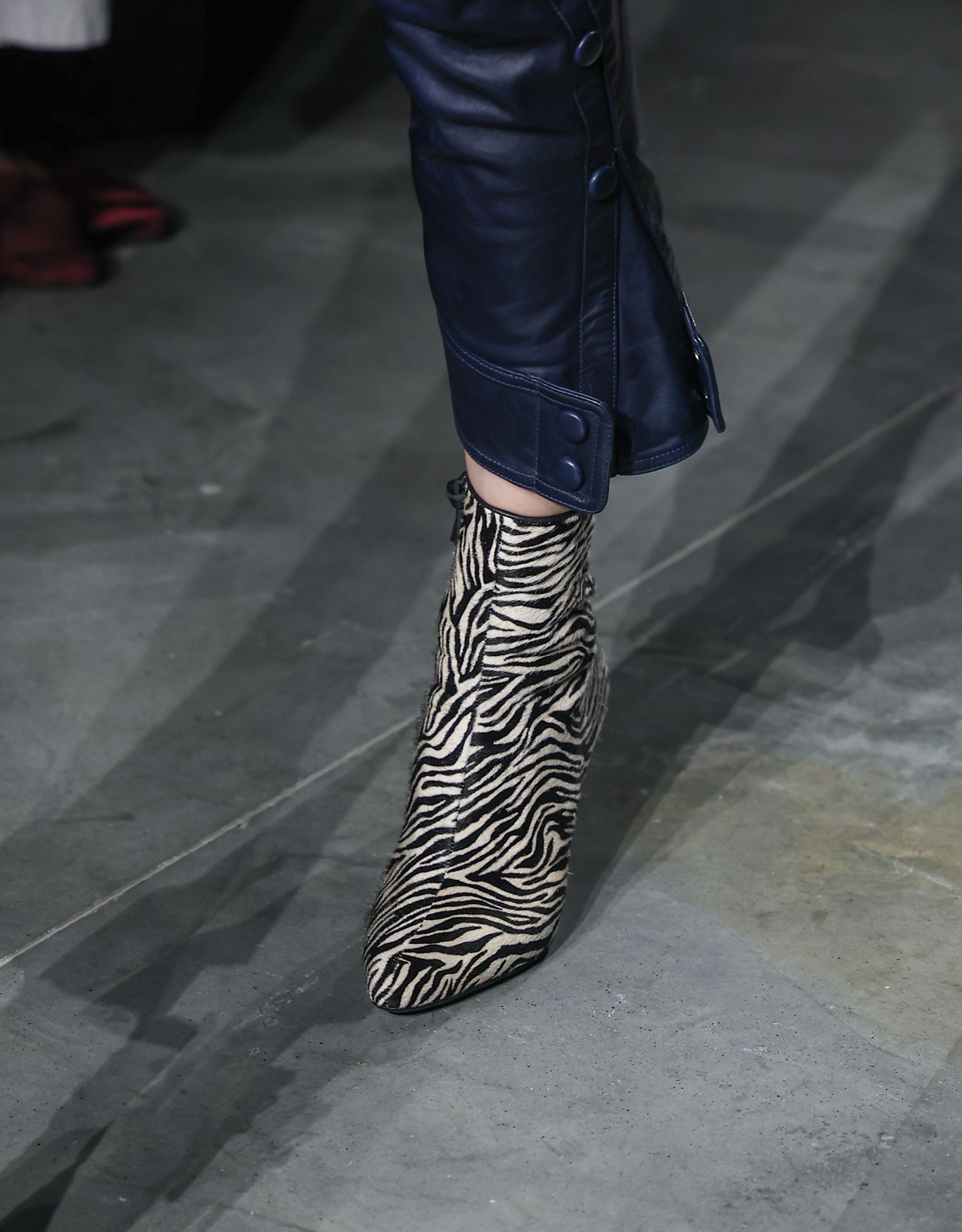Isabel Marant zebra print boos