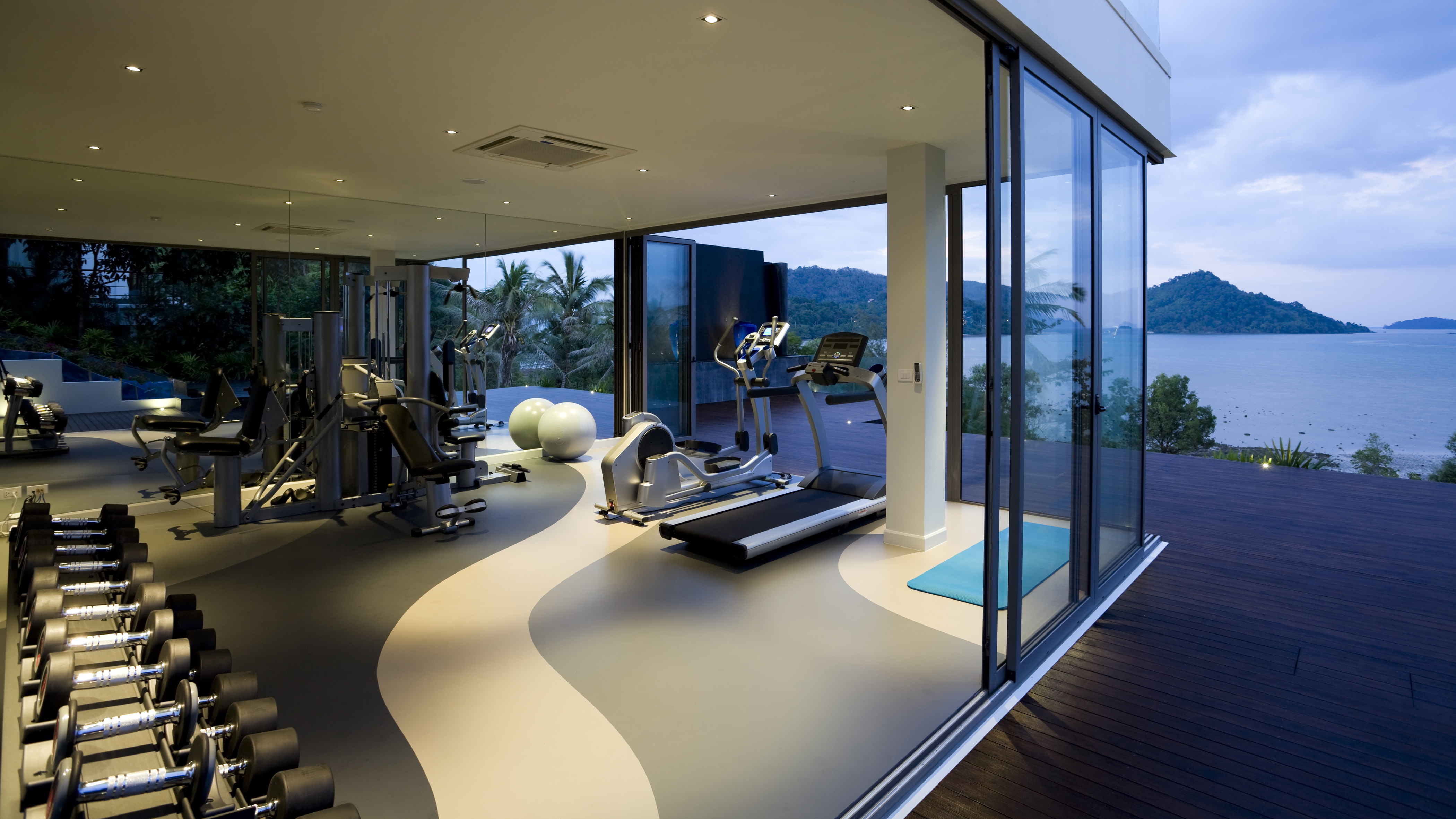 Gym at online home