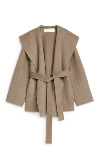 Double-Face Wrap Coat