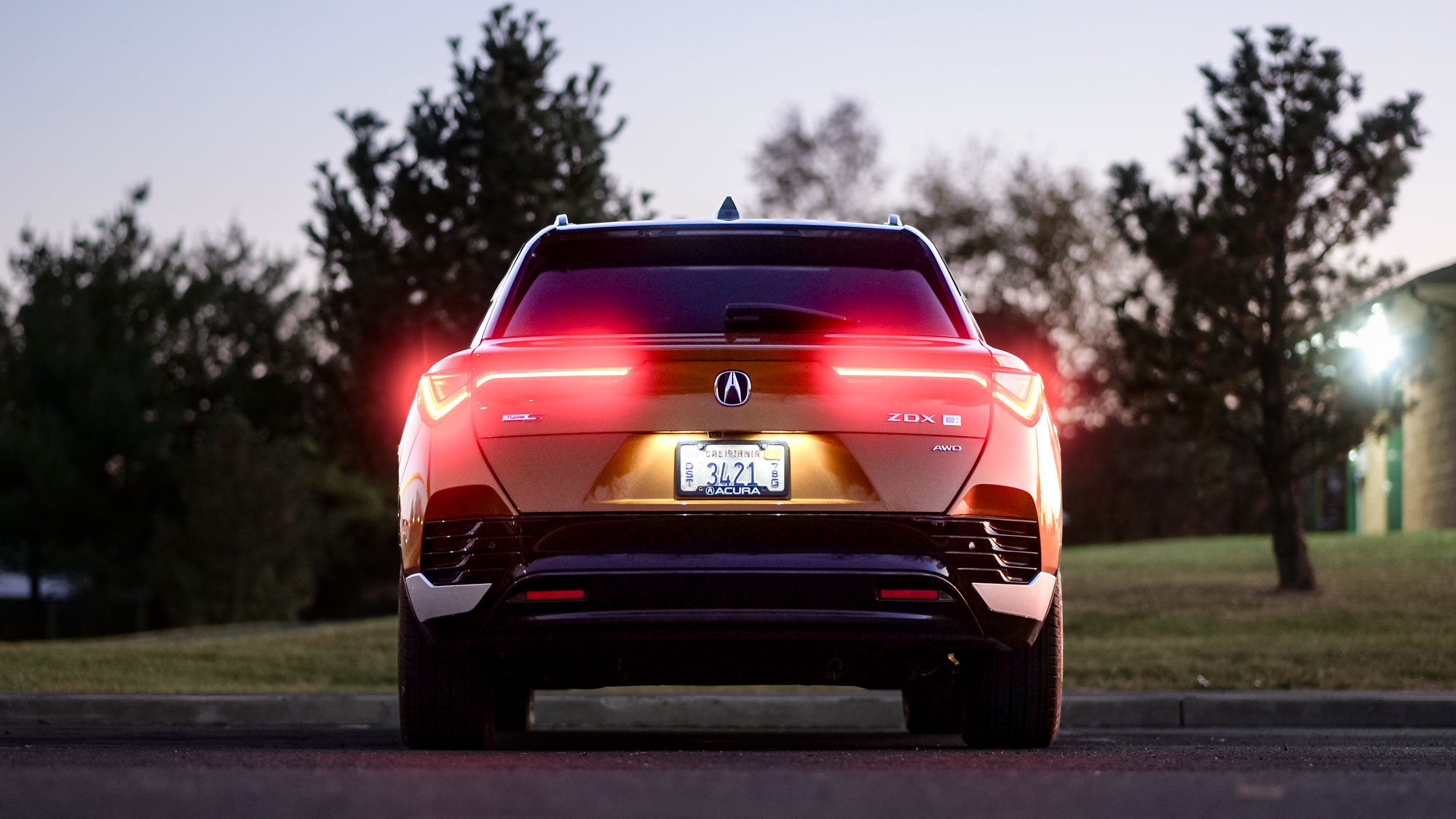 2024 Acura ZDX Type S Rücklichter.